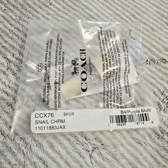 Coach mini snail DIY charm - Picture 2 of 8